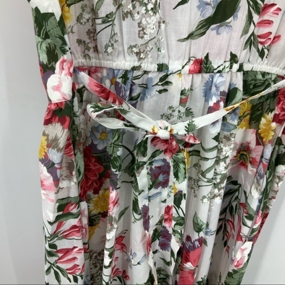 Allison J made in the USA Vintage Cottage core sleeveless floral print dress - Picture 7 of 8